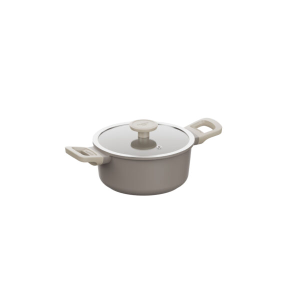 Garnek 20 cm (2,50 L) z pokrywką i ceramiczną powłoką nieprzywierającą DUNE